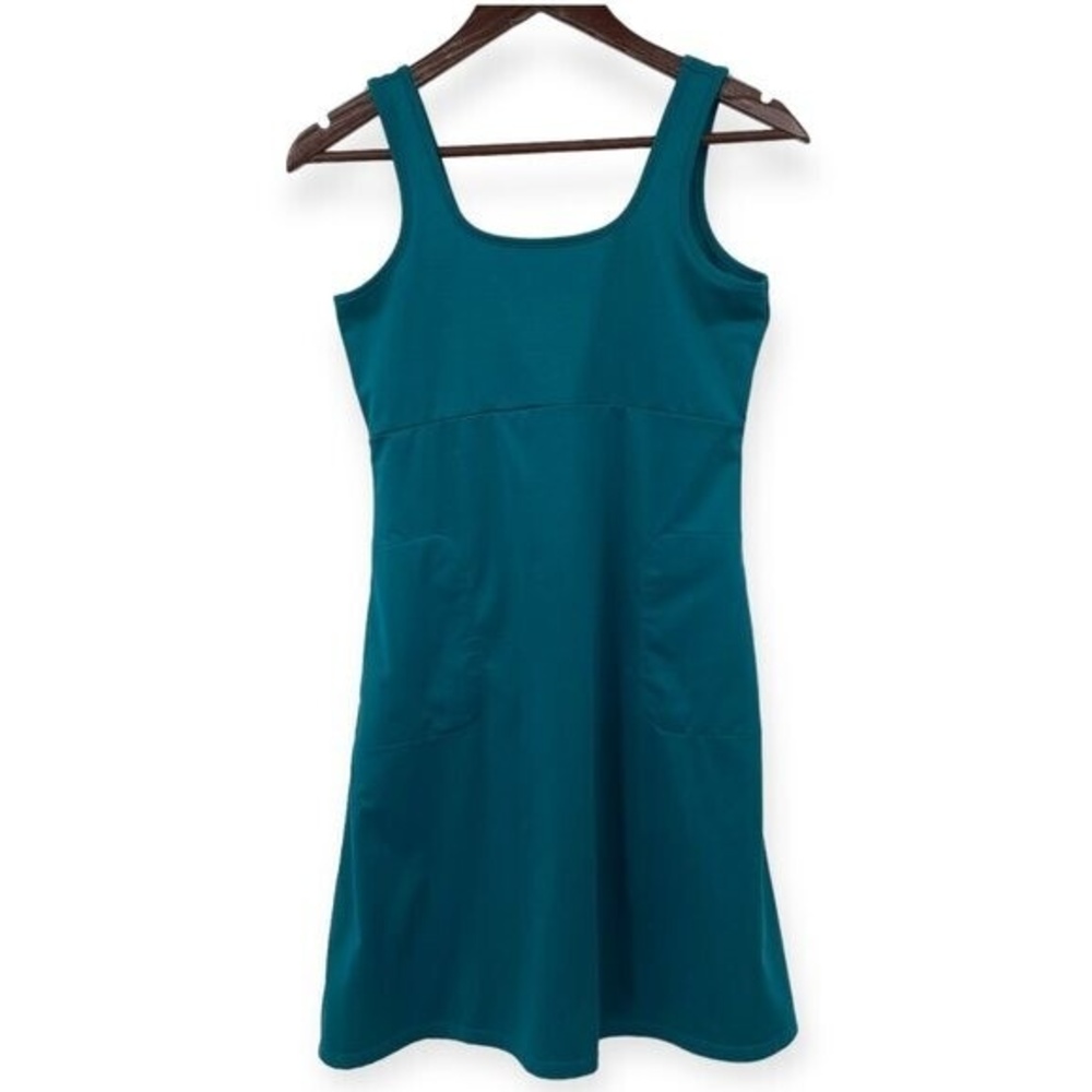LightBare Mini Tank Dress Womens Size Small Blue Sleeveless Sporty UPF‎ 50+ Teal